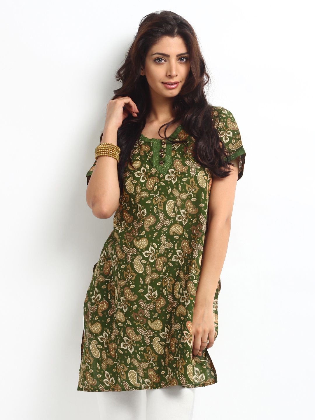 Vishudh-Women-Green-Printed-Kurta_d17198adddd5e030794d542477890f76_images